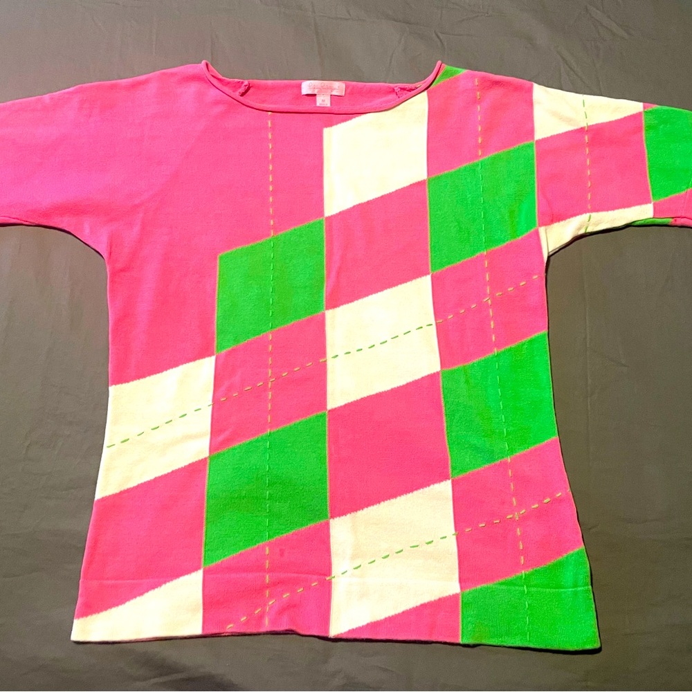 Lilly Pulitzer 3/4 sleeves sweater